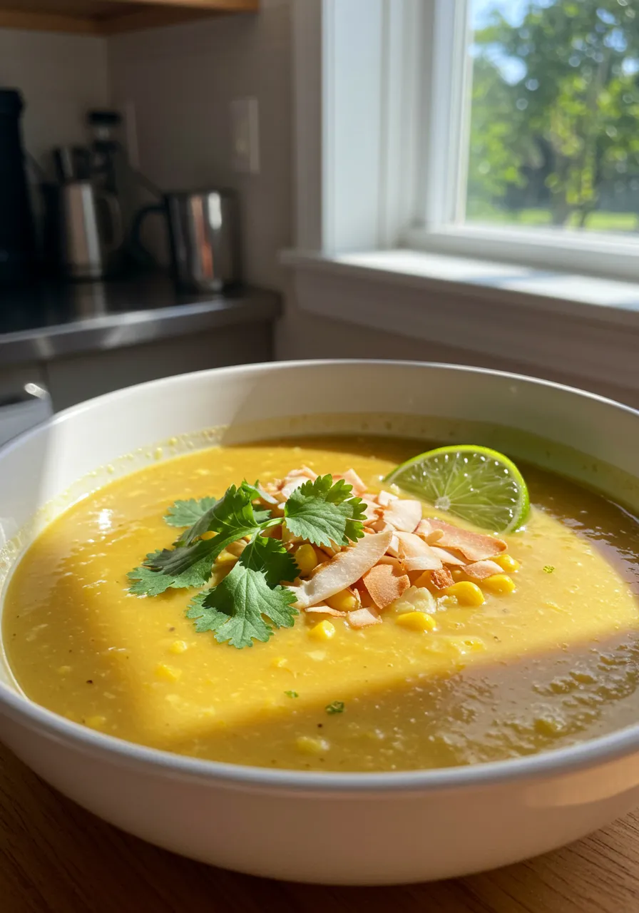 Coconut Corn Soup - secondary view